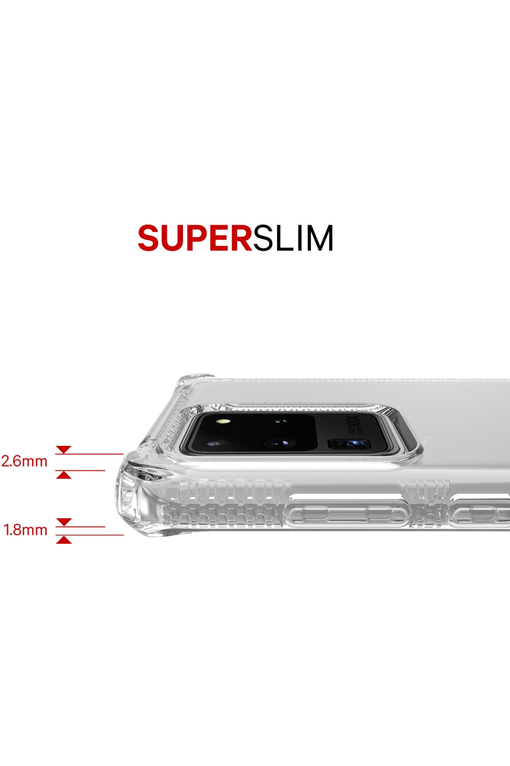 Itskins Level 2 Spectrumclear For Samsung Galaxy S20 Ultra/S20 Ultra 5G Transparent - Afbeelding 8