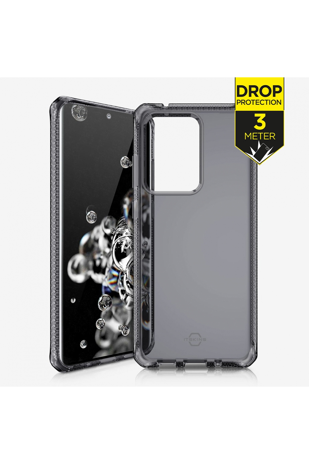 Itskins Level 2 Spectrumclear For Samsung Galaxy S20 Ultra/S20 Ultra 5G Black