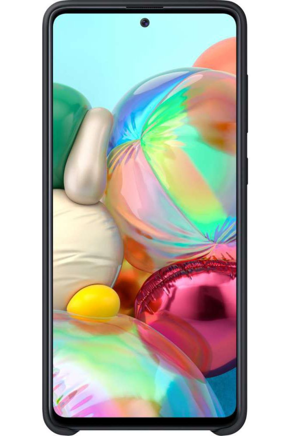 Samsung Ef-Pa715Tbegeu Samsung Silicone Cover Galaxy A71 Black - Afbeelding 3