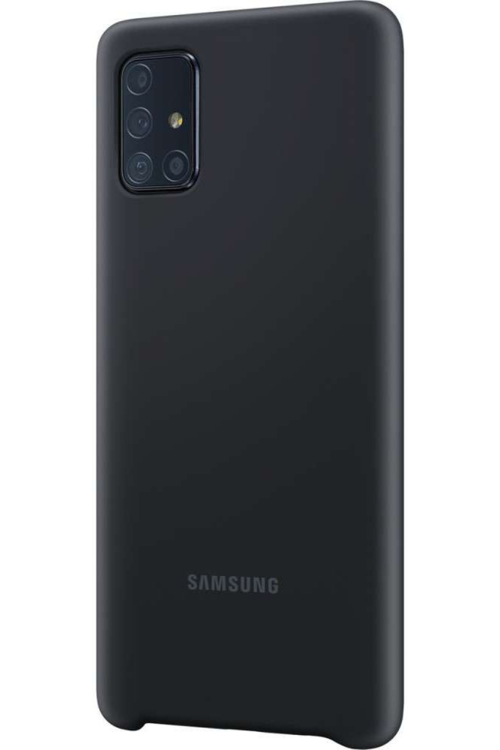 Samsung Ef-Pa715Tbegeu Samsung Silicone Cover Galaxy A71 Black - Afbeelding 4