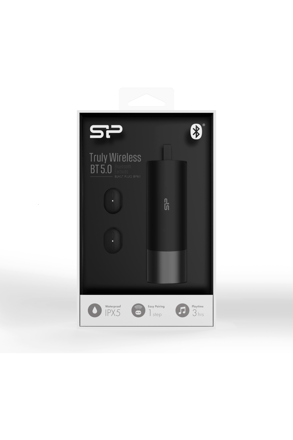 Silicon Power Bp81 Silicon Power Tws Bluetooth Stereo Earbuds Black - Afbeelding 3
