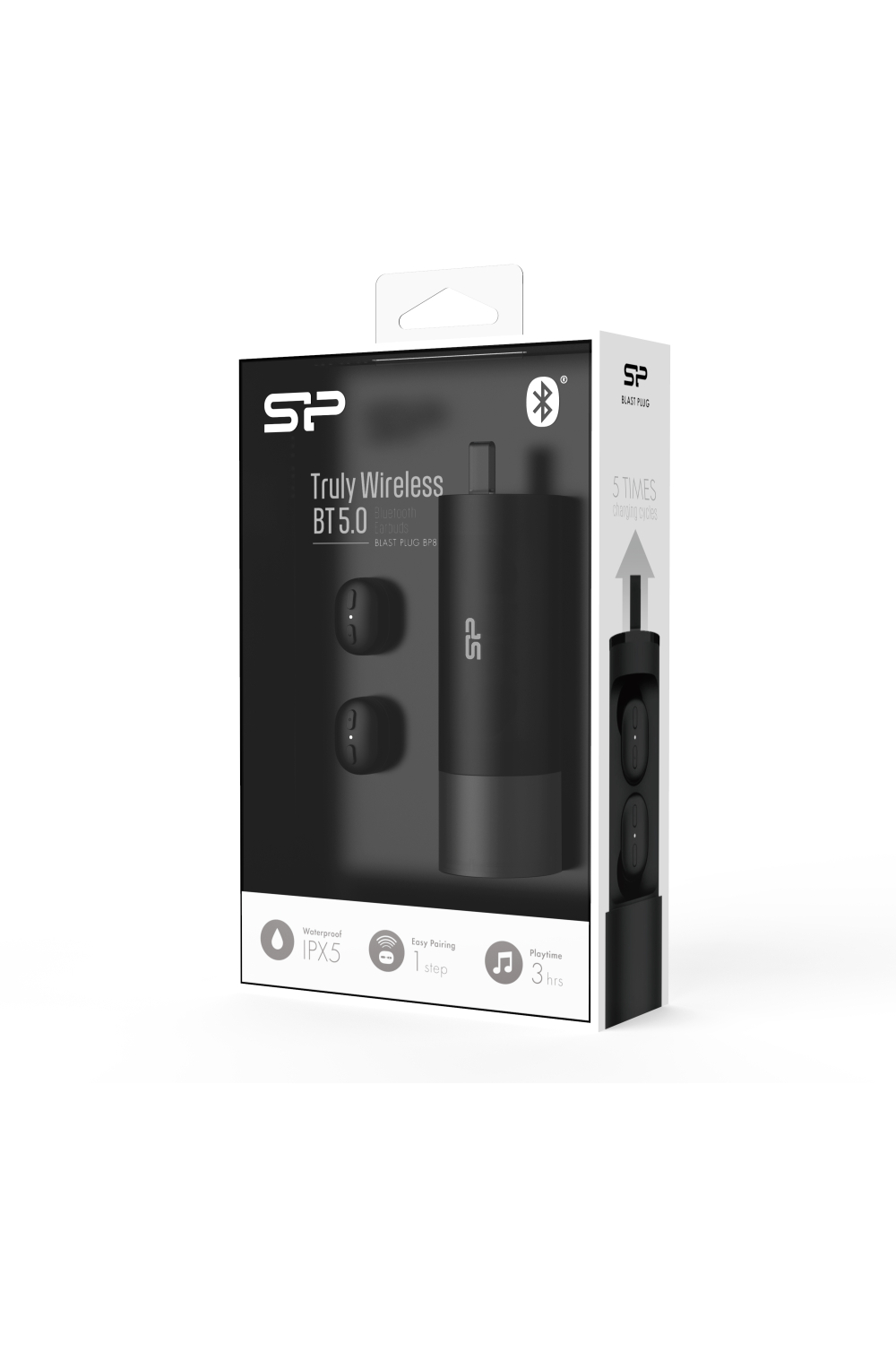 Silicon Power Bp81 Silicon Power Tws Bluetooth Stereo Earbuds Black - Afbeelding 4