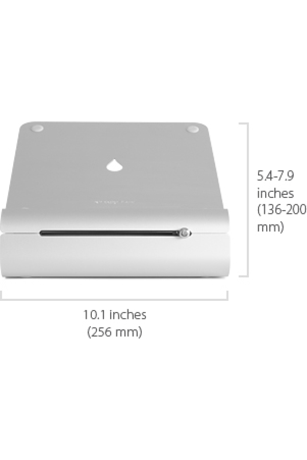 Rain Design Ilevel2 Adjustable Laptop Stand Silver - Afbeelding 4