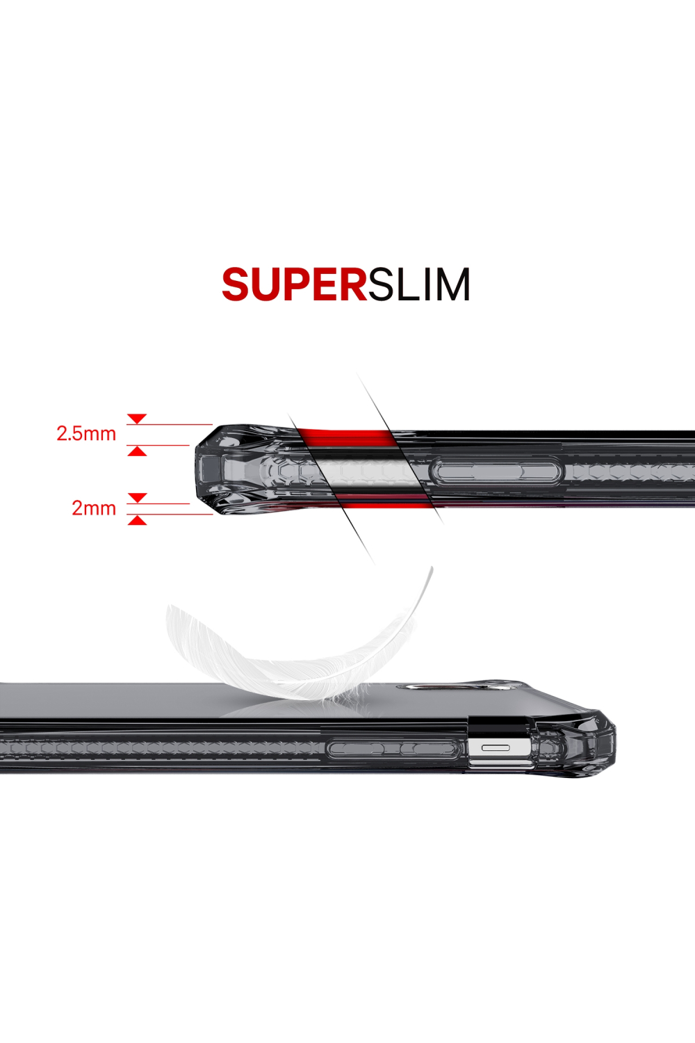 Itskins Level 2 Spectrumclear For Samsung Galaxy A41 Black - Afbeelding 8