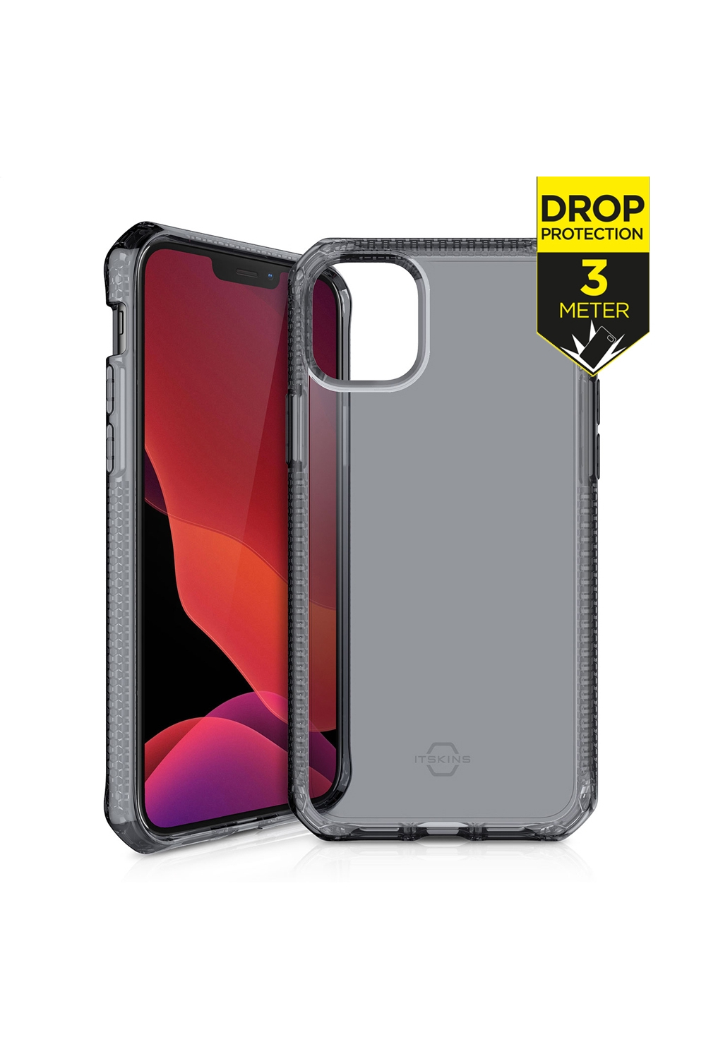 Itskins Level 2 Spectrumclear For Apple Iphone 12 Mini Smoke