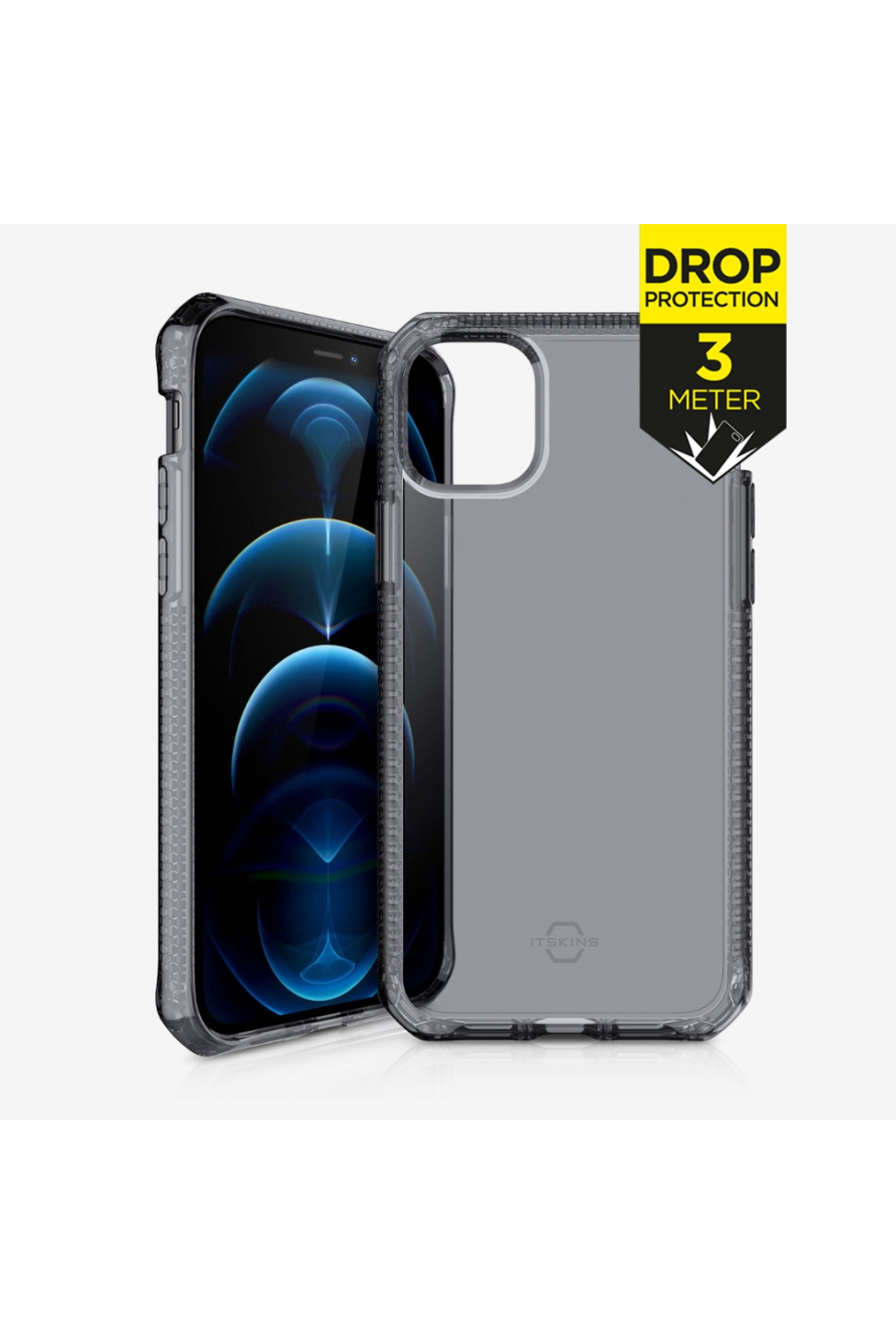 Itskins Level 2 Spectrumclear For Apple Iphone 12/12 Pro Smoke