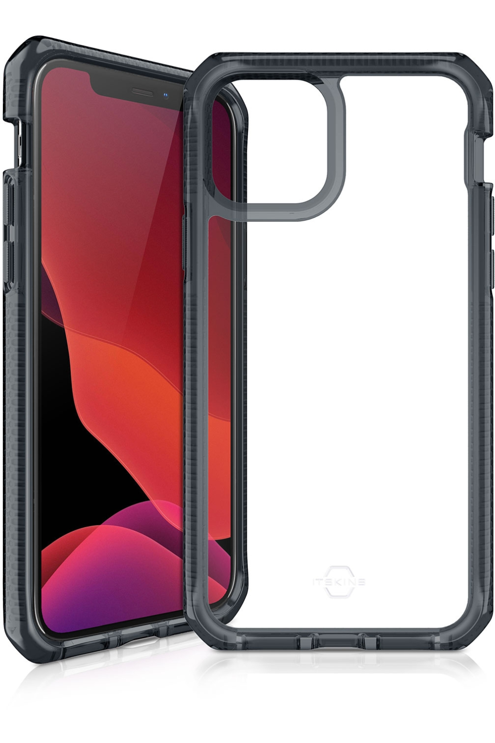 Itskins Level 3 Supremeclear For Apple Iphone 12/12 Pro Smoke/Transparent - Afbeelding 2