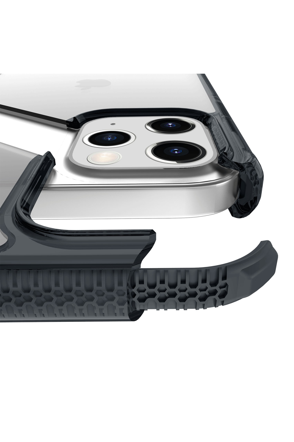 Itskins Level 3 Supremeclear For Apple Iphone 12/12 Pro Smoke/Transparent - Afbeelding 3
