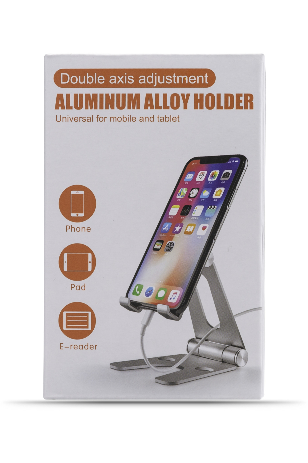 Xccess Foldable Aluminium Phone Holder Silver - Afbeelding 5