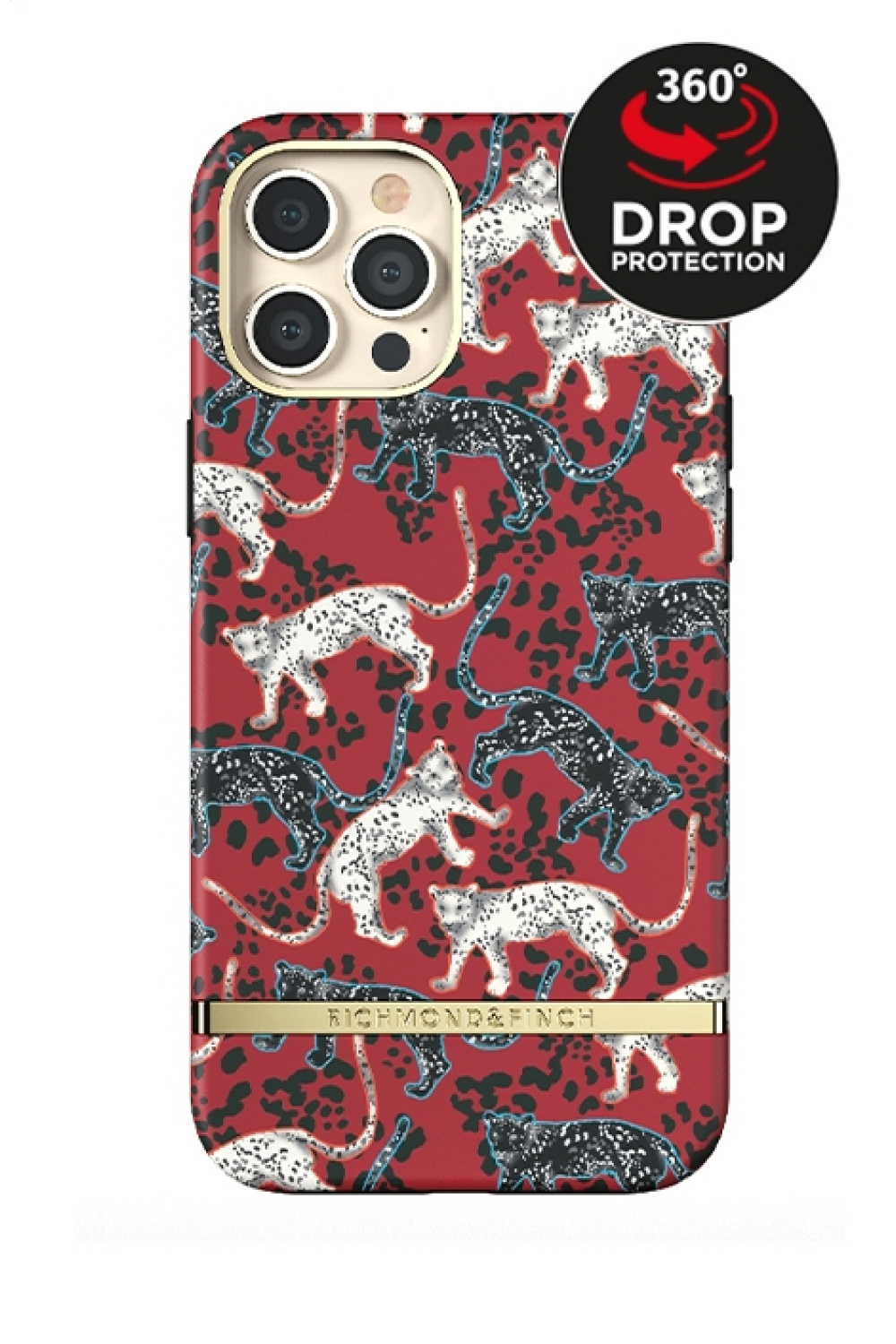 Richmond & Finch Freedom Series One-Piece Apple Iphone 12 Pro Max Samba Red Leopard