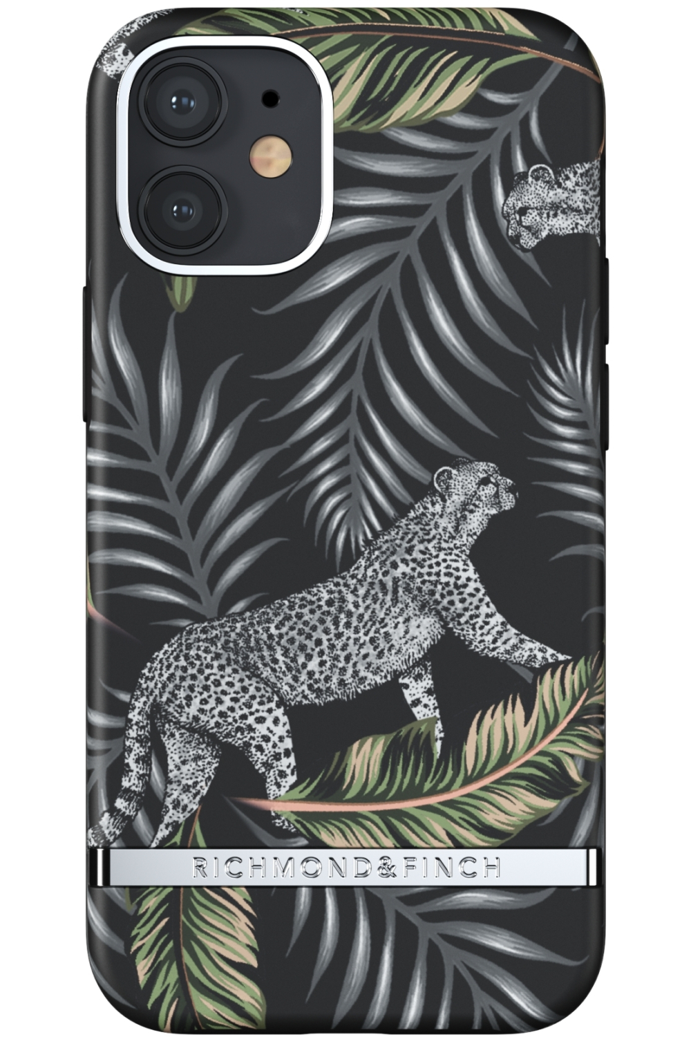 Richmond & Finch Freedom Series One-Piece Apple Iphone 12 Mini Silver Jungle - Afbeelding 2