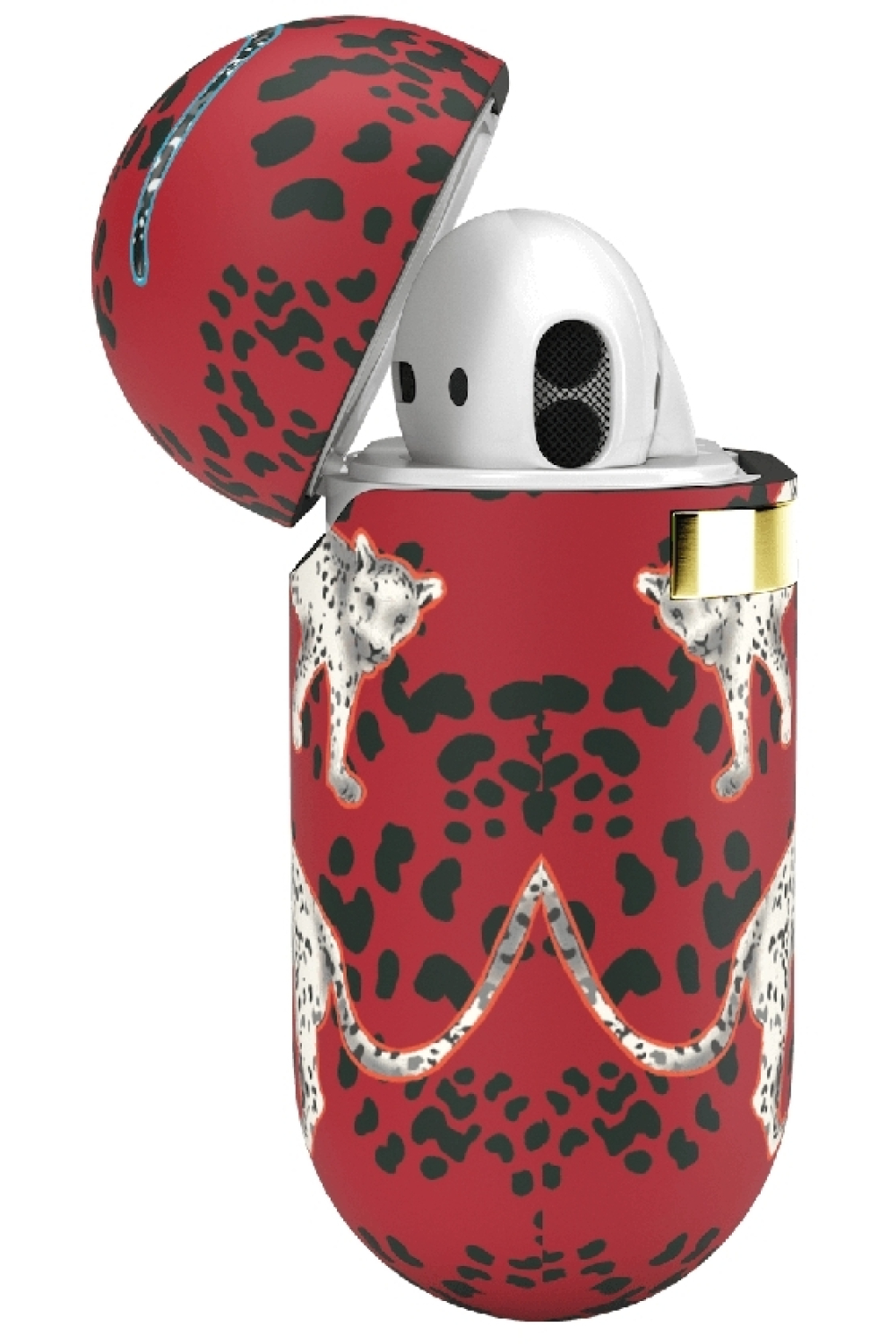 Richmond & Finch Freedom Series Apple Airpod Samba Red Leopard - Afbeelding 2