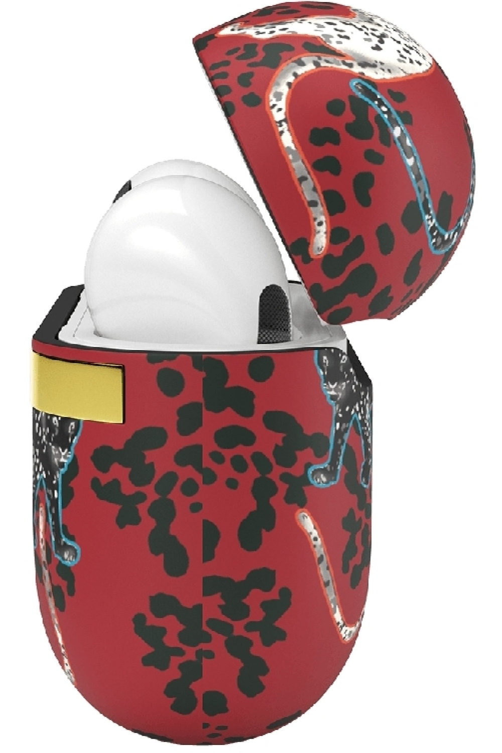Richmond & Finch Freedom Series Apple Airpod Samba Red Leopard - Afbeelding 4