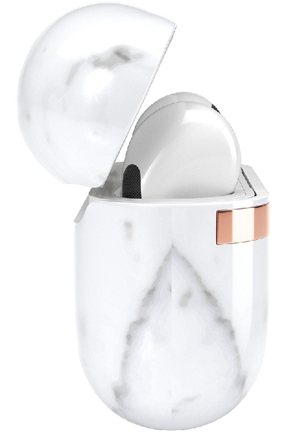 Richmond & Finch Freedom Series Apple Airpod Pro White Marble/Gold - Afbeelding 3