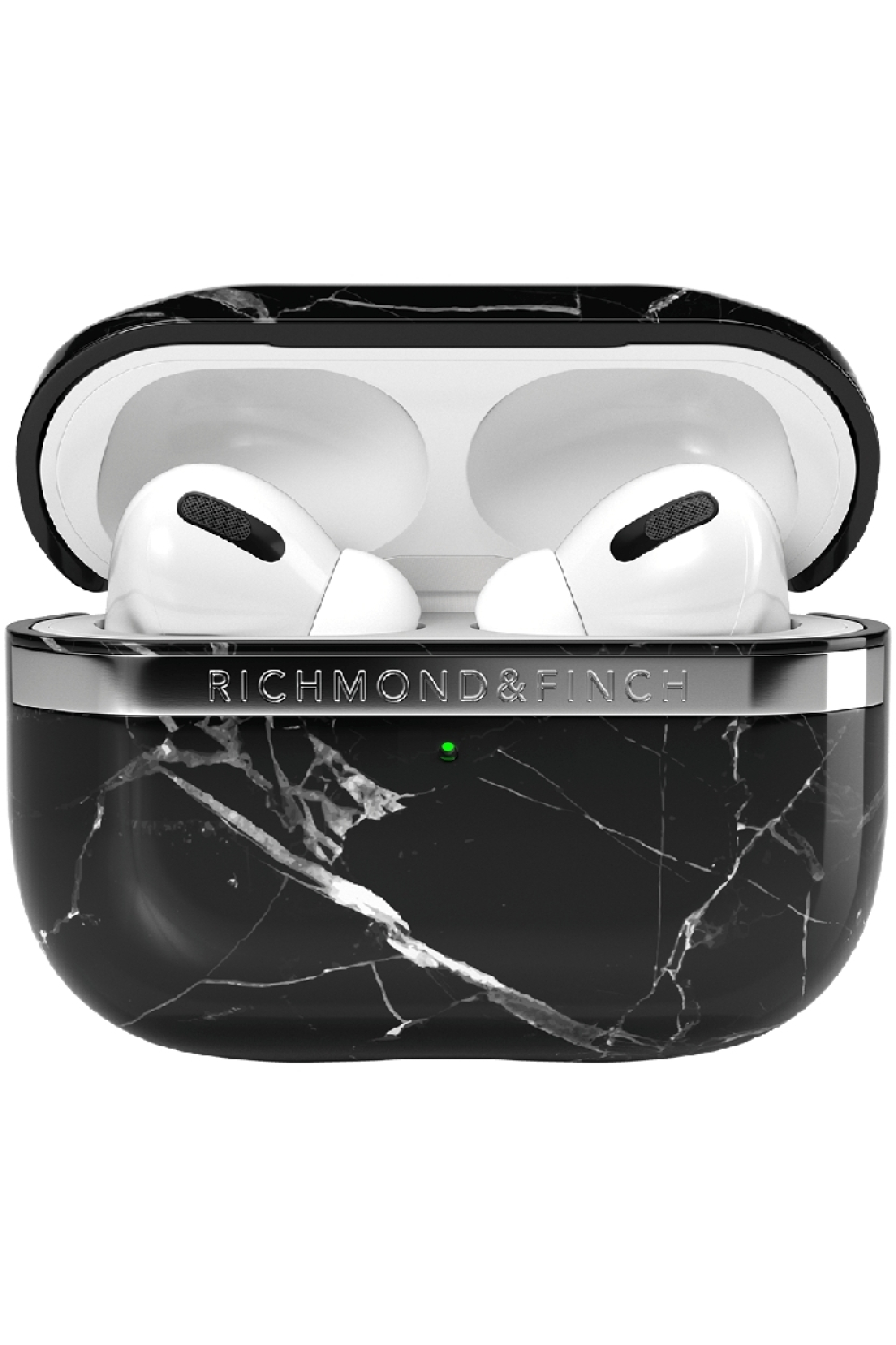 Richmond & Finch Freedom Series Apple Airpod Pro Black Marble/Silver