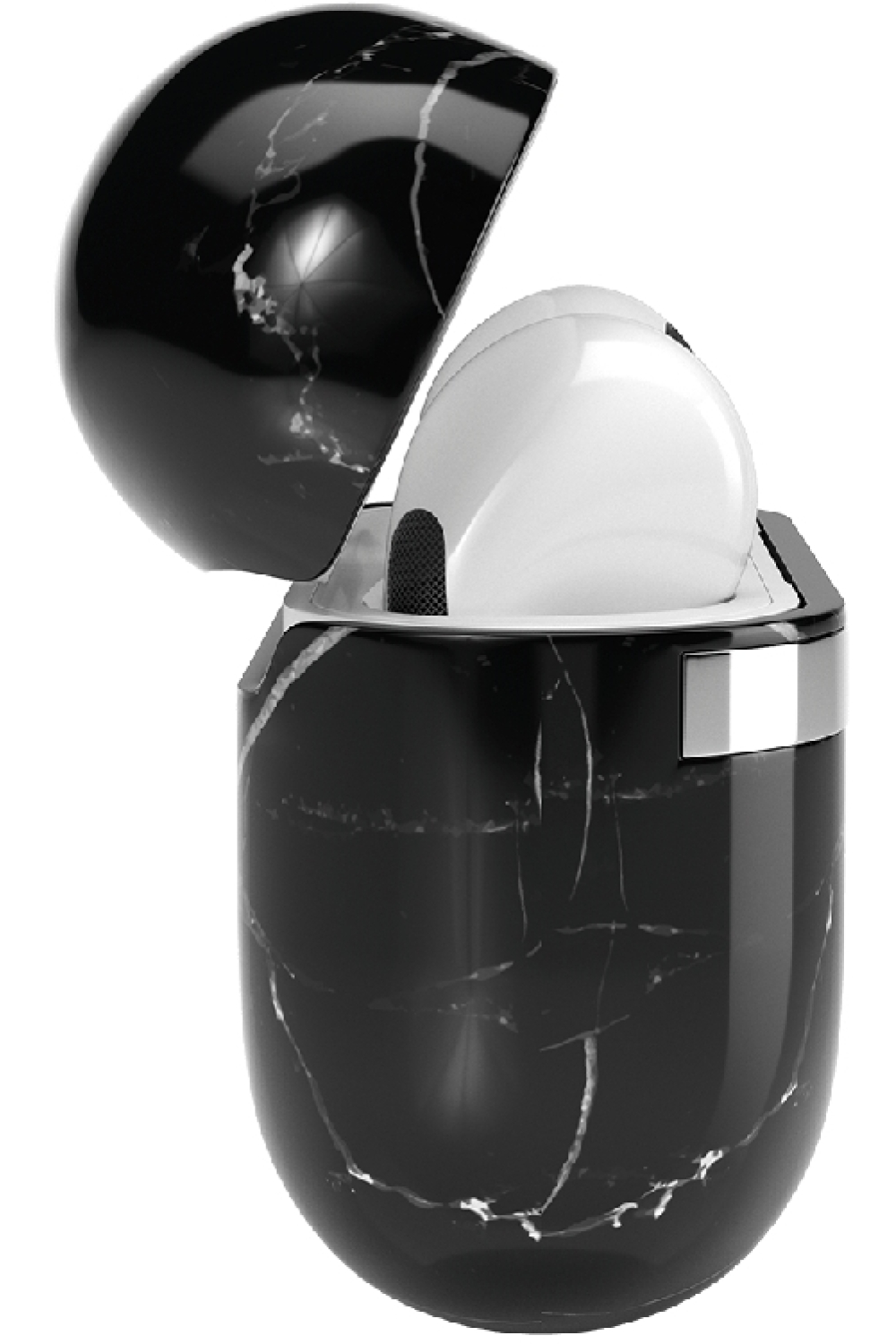 Richmond & Finch Freedom Series Apple Airpod Pro Black Marble/Silver - Afbeelding 3