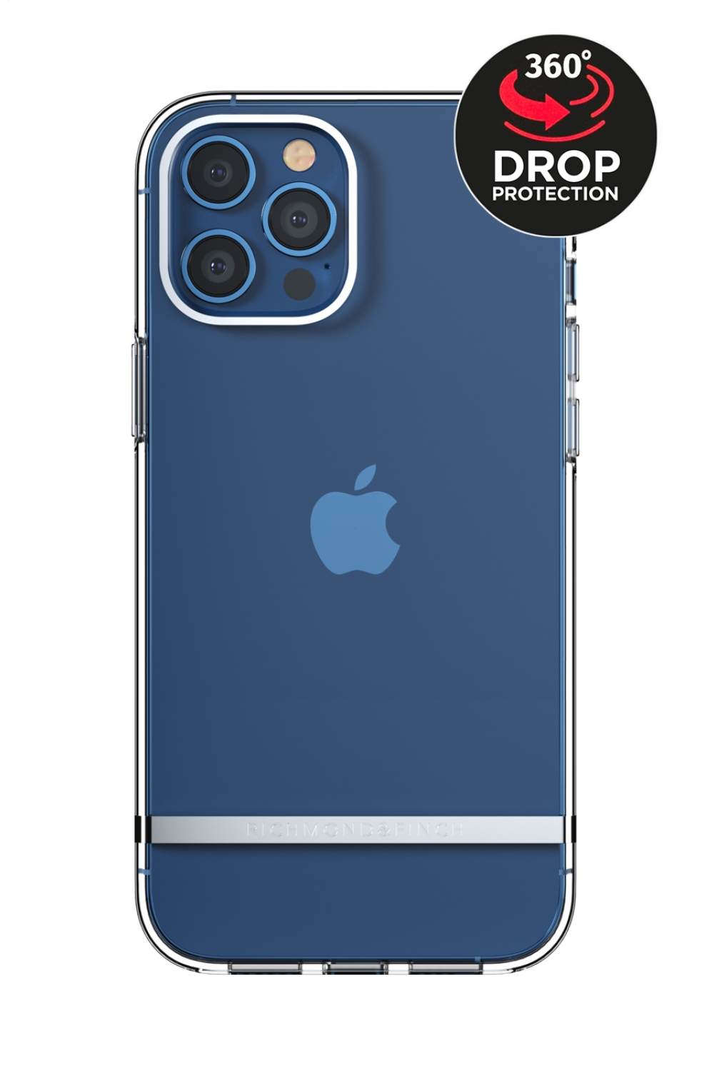 Richmond & Finch Clear Case Collection Apple Iphone 12 Pro Max Transparent/Silver