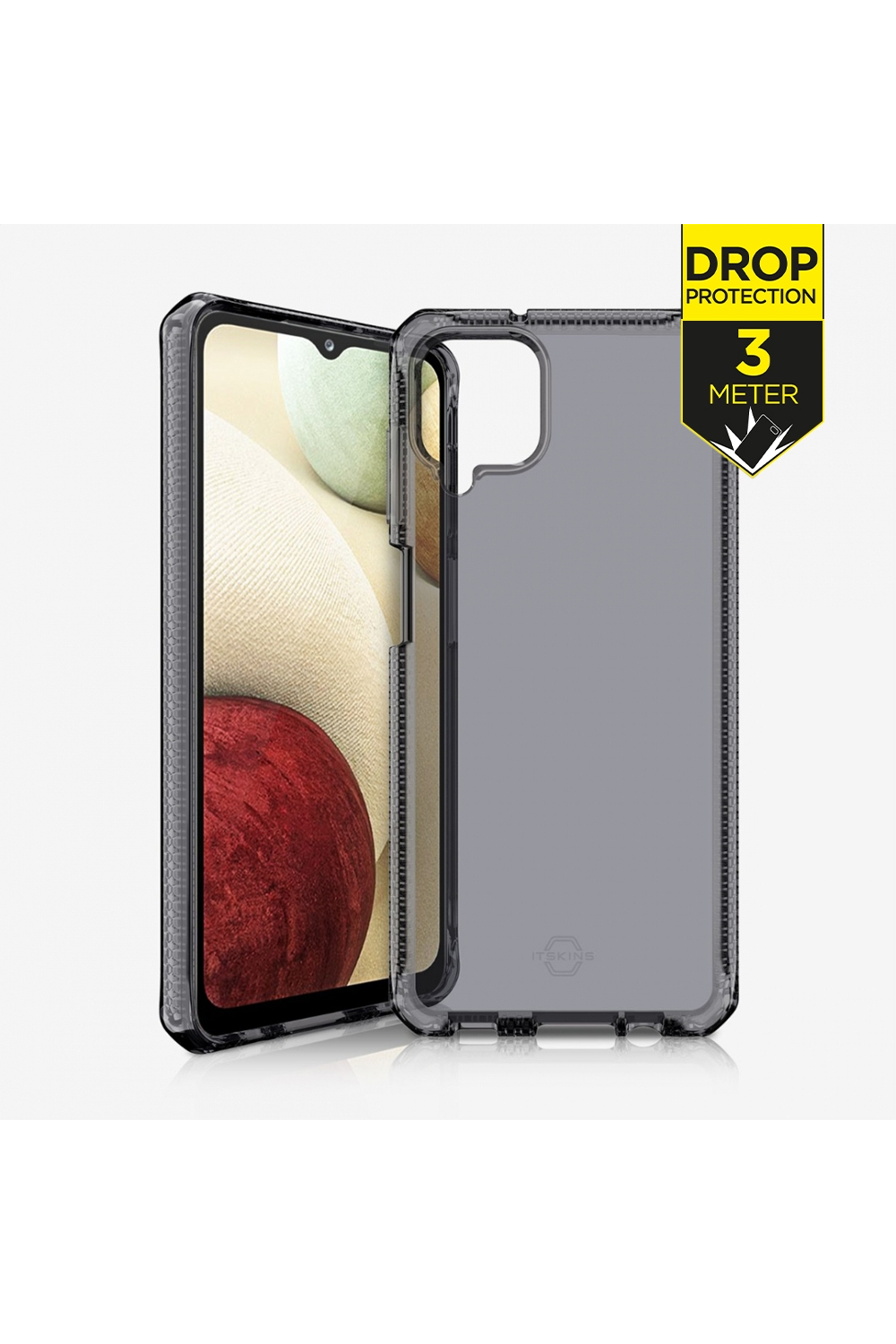 Itskins Level 2 Spectrumclear For Samsung Galaxy A12/M12 Smoke