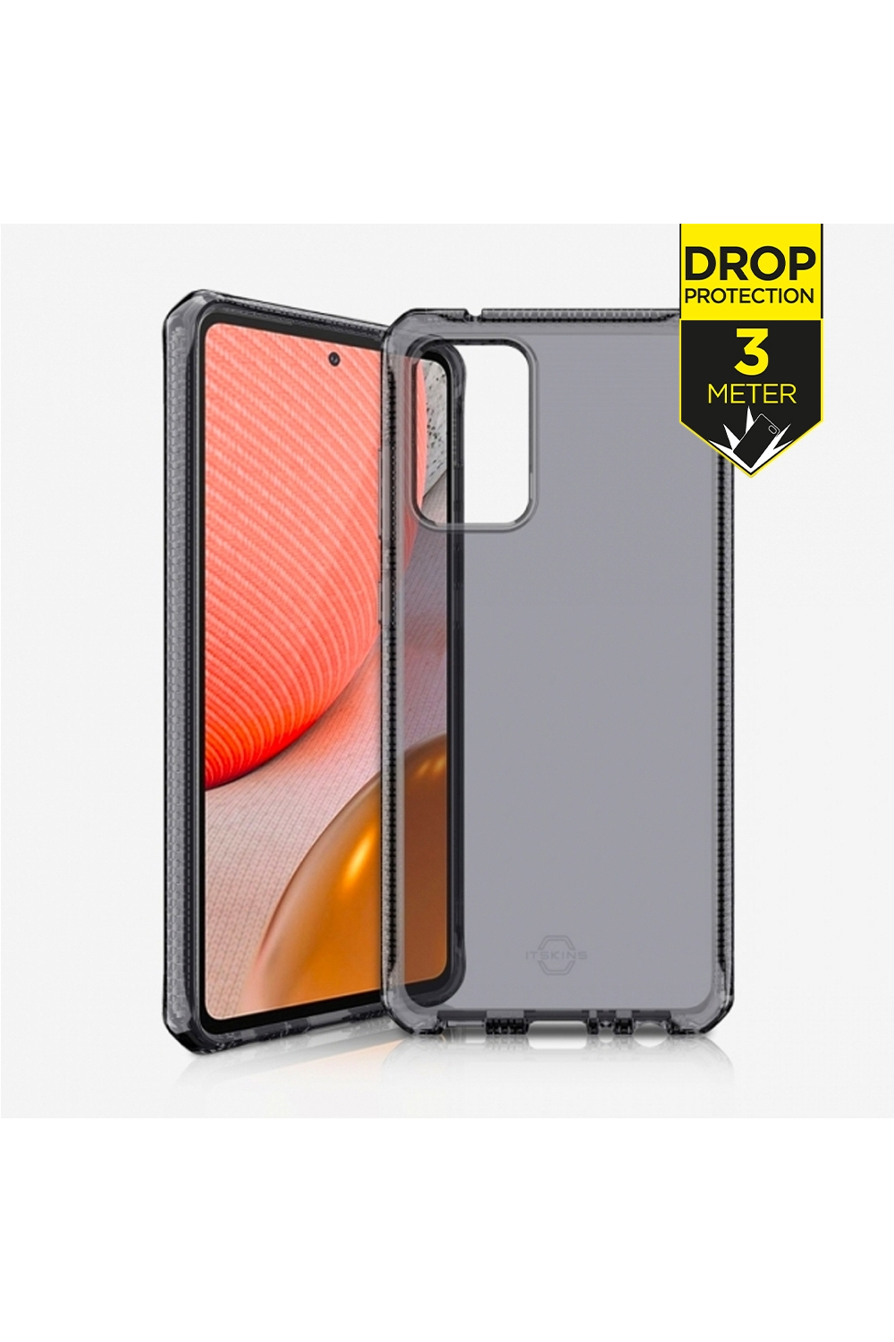 Itskins Level 2 Spectrumclear For Samsung Galaxy A72 4G Smoke