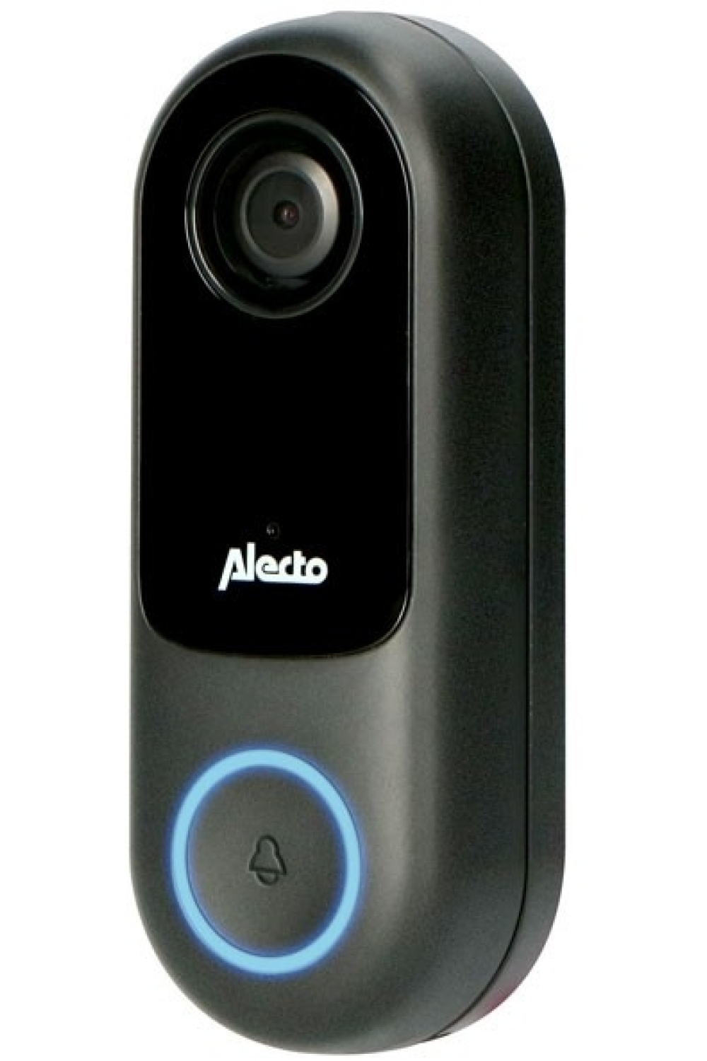Alecto Smart Wifi Doorbell With Camera Black