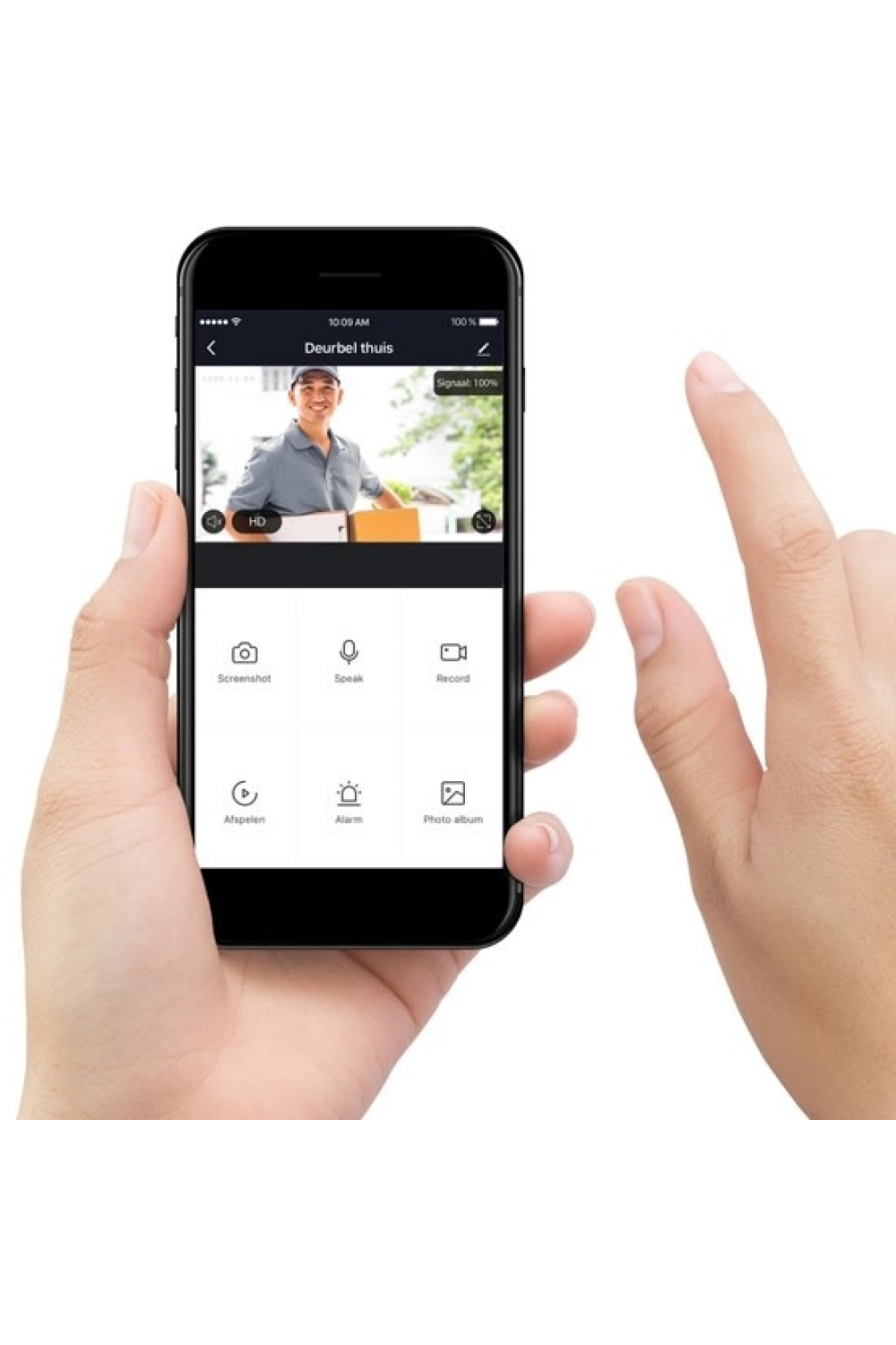 Alecto Smart Wifi Doorbell With Camera Black - Afbeelding 3