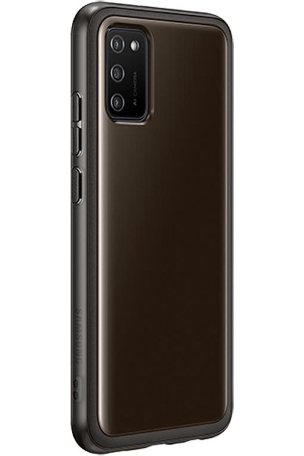 Samsung Ef-Qa026Tbegeu Samsung Soft Clear Cover Galaxy A02S Black - Afbeelding 5