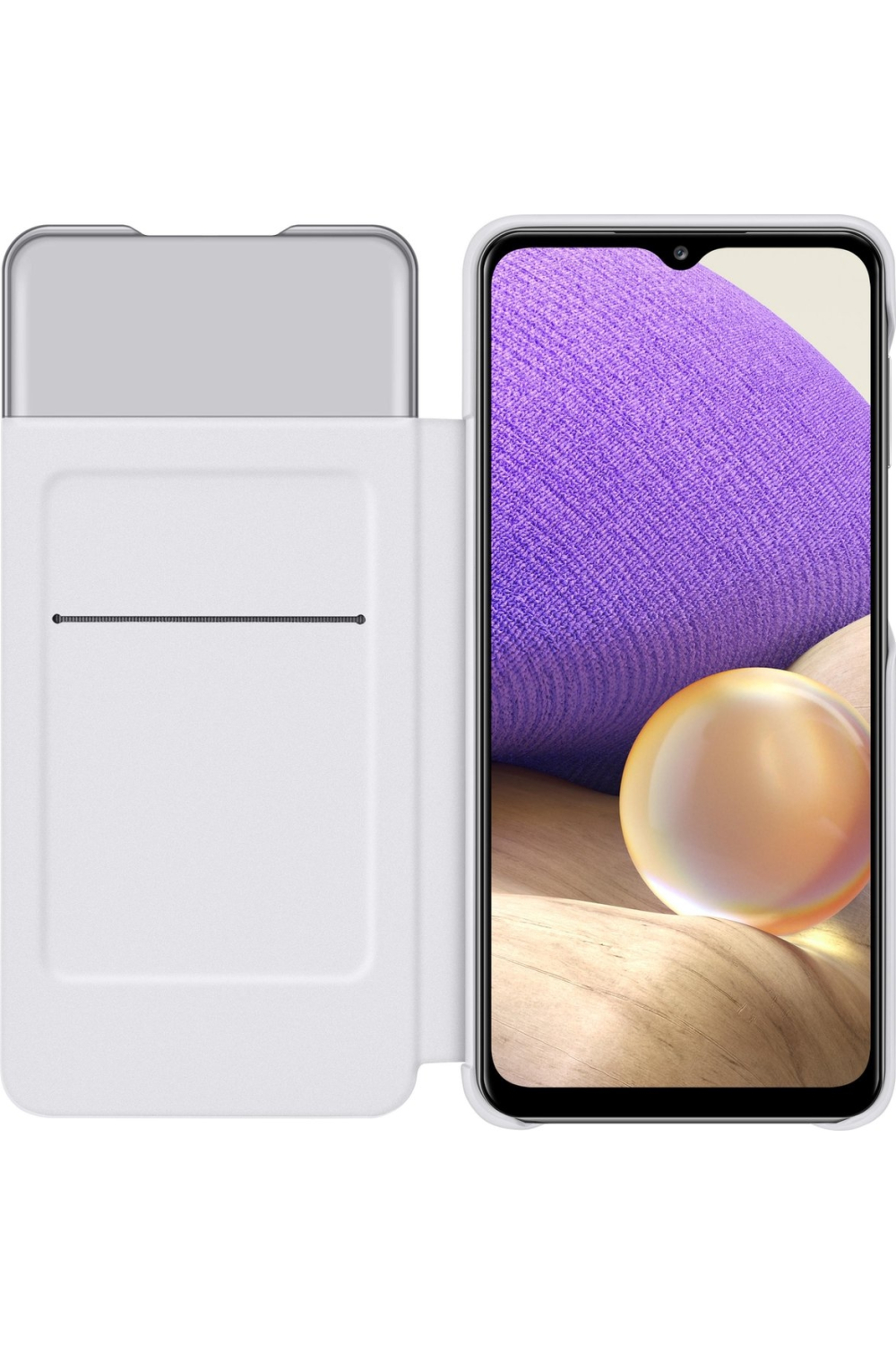Samsung Ef-Ea325Pwegee Samsung Smart S View Cover Galaxy A32 White - Afbeelding 3