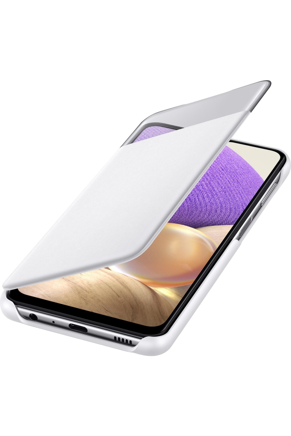 Samsung Ef-Ea325Pwegee Samsung Smart S View Cover Galaxy A32 White - Afbeelding 4