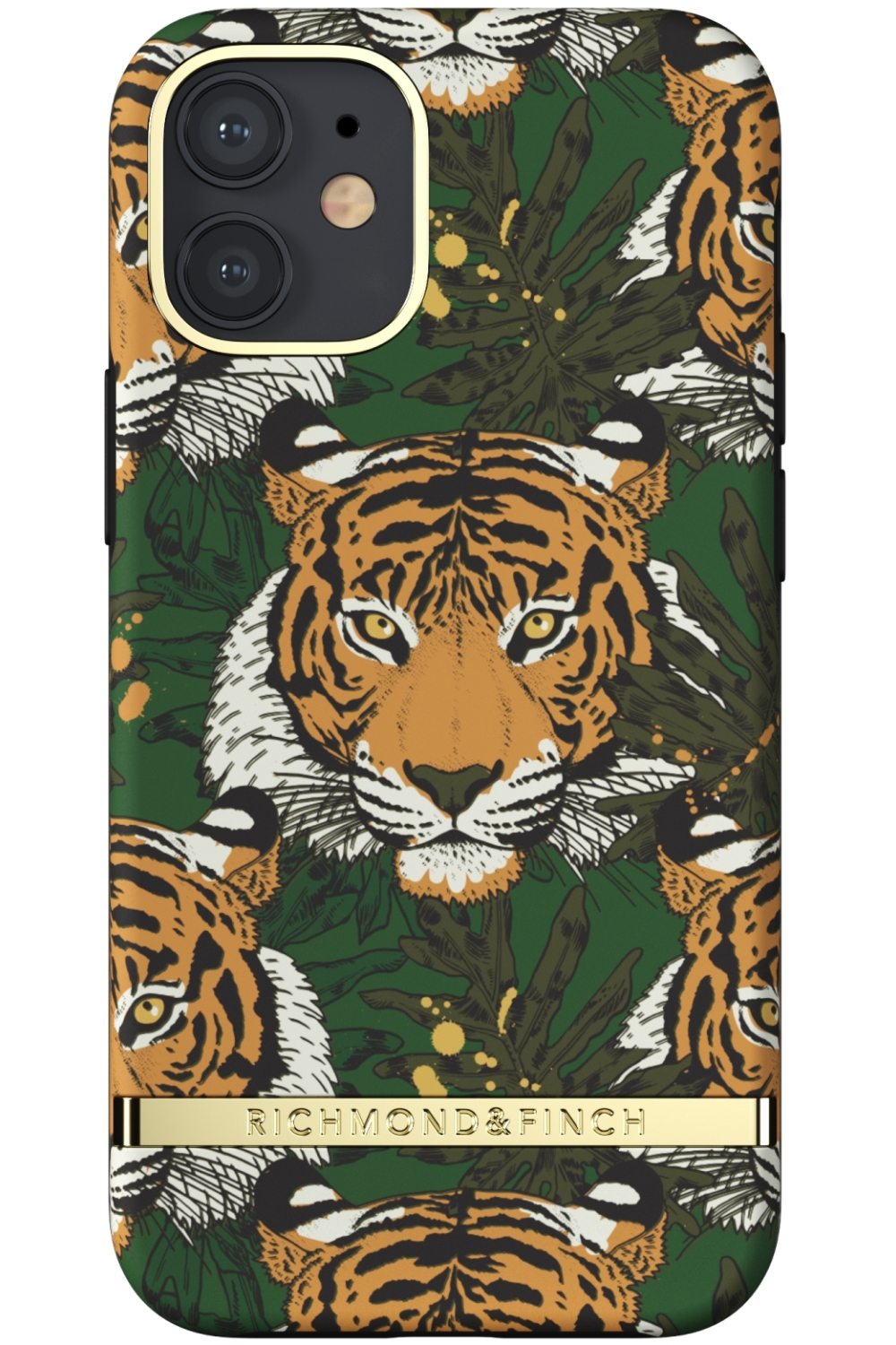 Richmond & Finch Freedom Series One-Piece Apple Iphone 12 Mini Green Tiger - Afbeelding 2