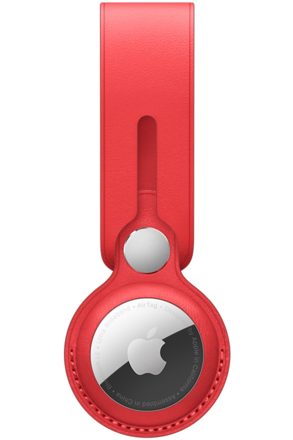 Apple Mk0V3Zm/A Apple Airtag Leather Loop (Product) Red