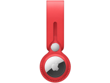 Apple Mk0V3Zm/A Apple Airtag Leather Loop (Product) Red