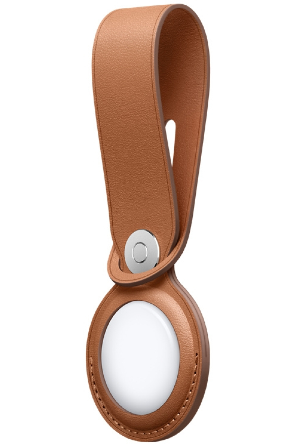 Apple Mx4A2Zm/A Apple Airtag Leather Loop Saddle Brown - Afbeelding 2