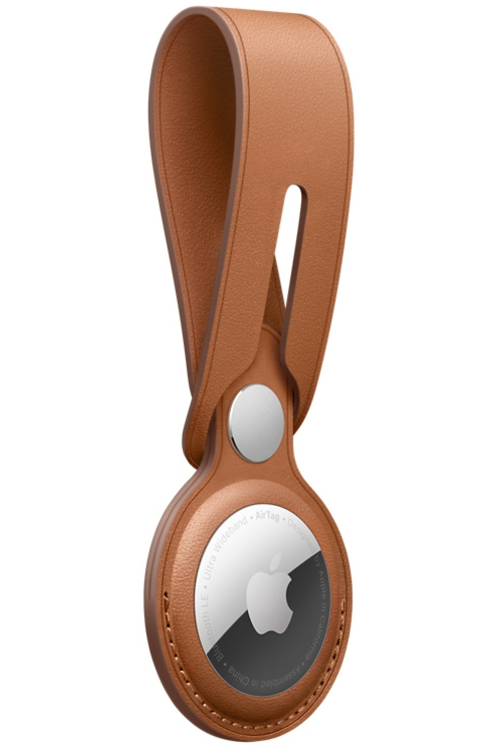 Apple Mx4A2Zm/A Apple Airtag Leather Loop Saddle Brown - Afbeelding 3