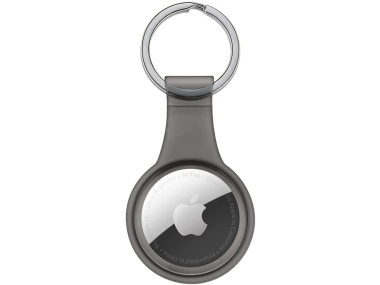 Xccess Tpu Airtag Keychain Transparent Black