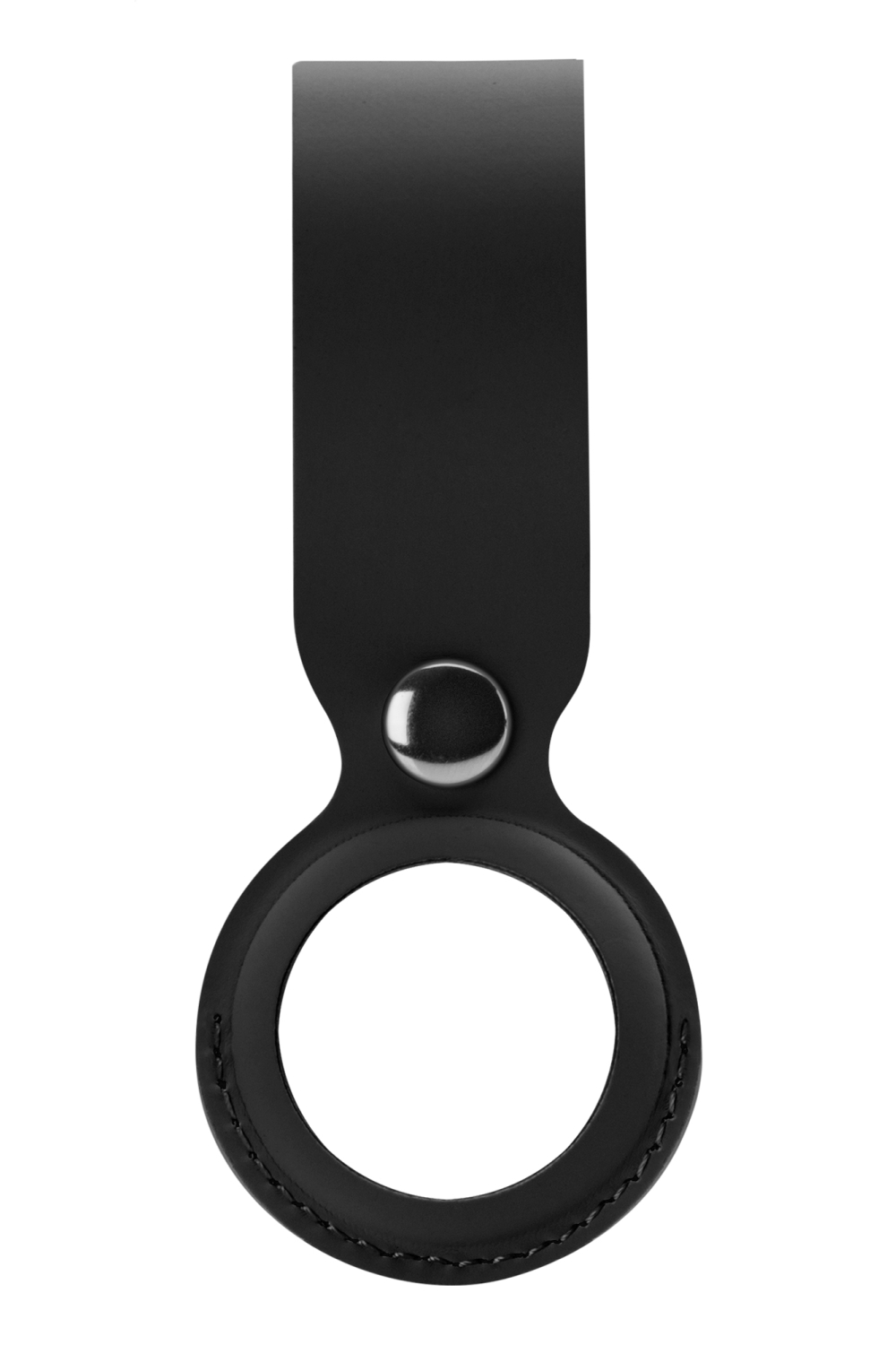 Xccess Pu Leather Airtag Loop Black