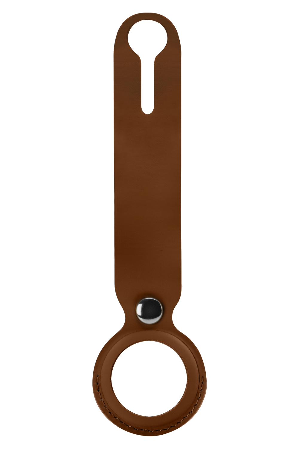 Xccess Pu Leather Airtag Loop Brown - Afbeelding 2