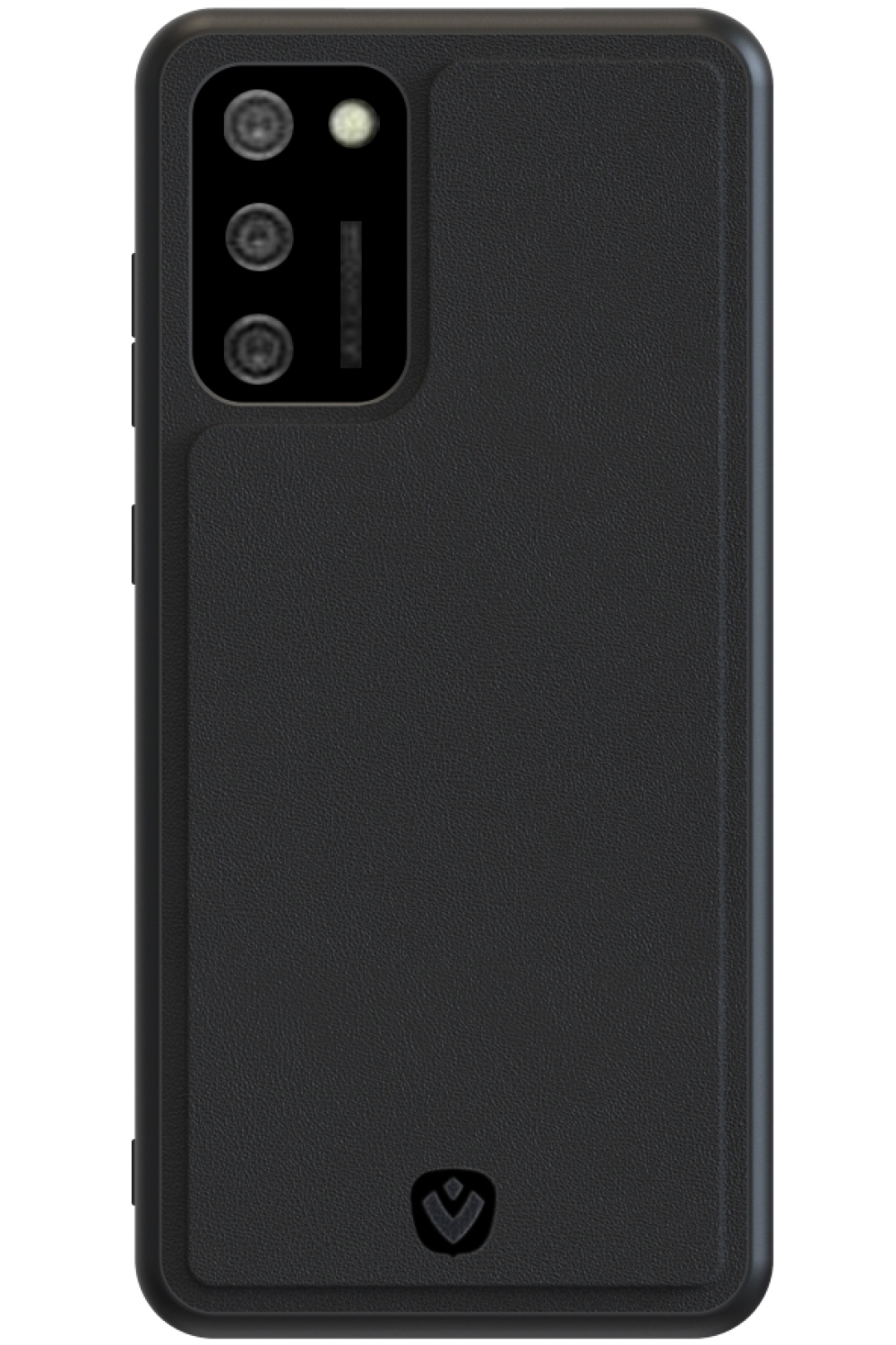 Valenta Leather Back Cover Snap Samsung Galaxy A02S Black