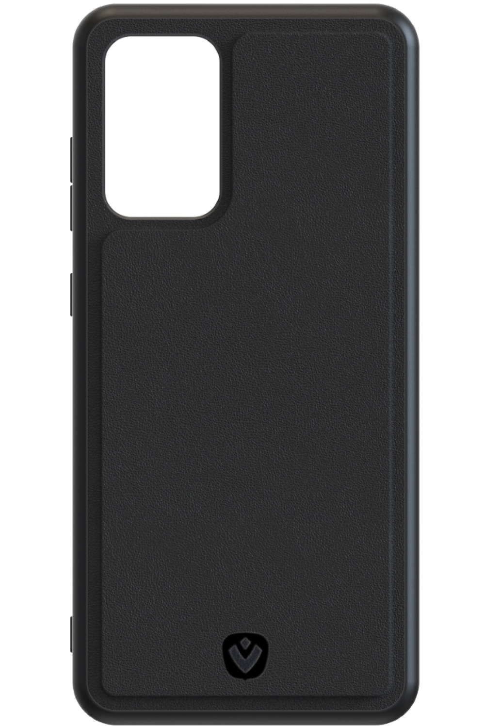 Valenta Leather Back Cover Snap Samsung Galaxy A02S Black - Afbeelding 3