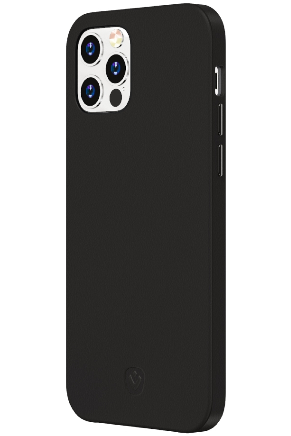 Valenta Leather Back Cover Snap Luxe Apple Iphone 12 Pro Max Black - Afbeelding 4