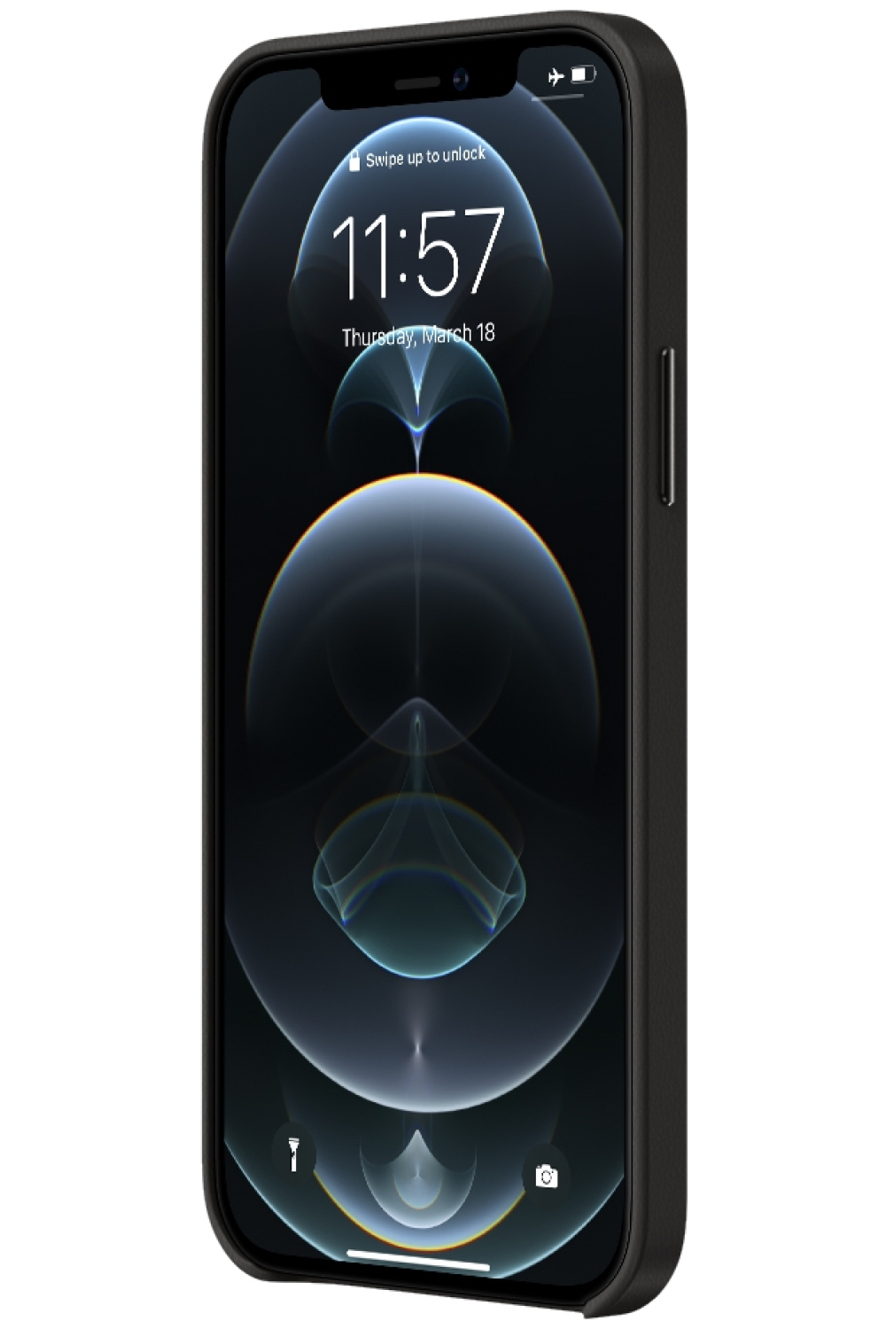 Valenta Leather Back Cover Snap Luxe Apple Iphone 12 Pro Max Black - Afbeelding 5