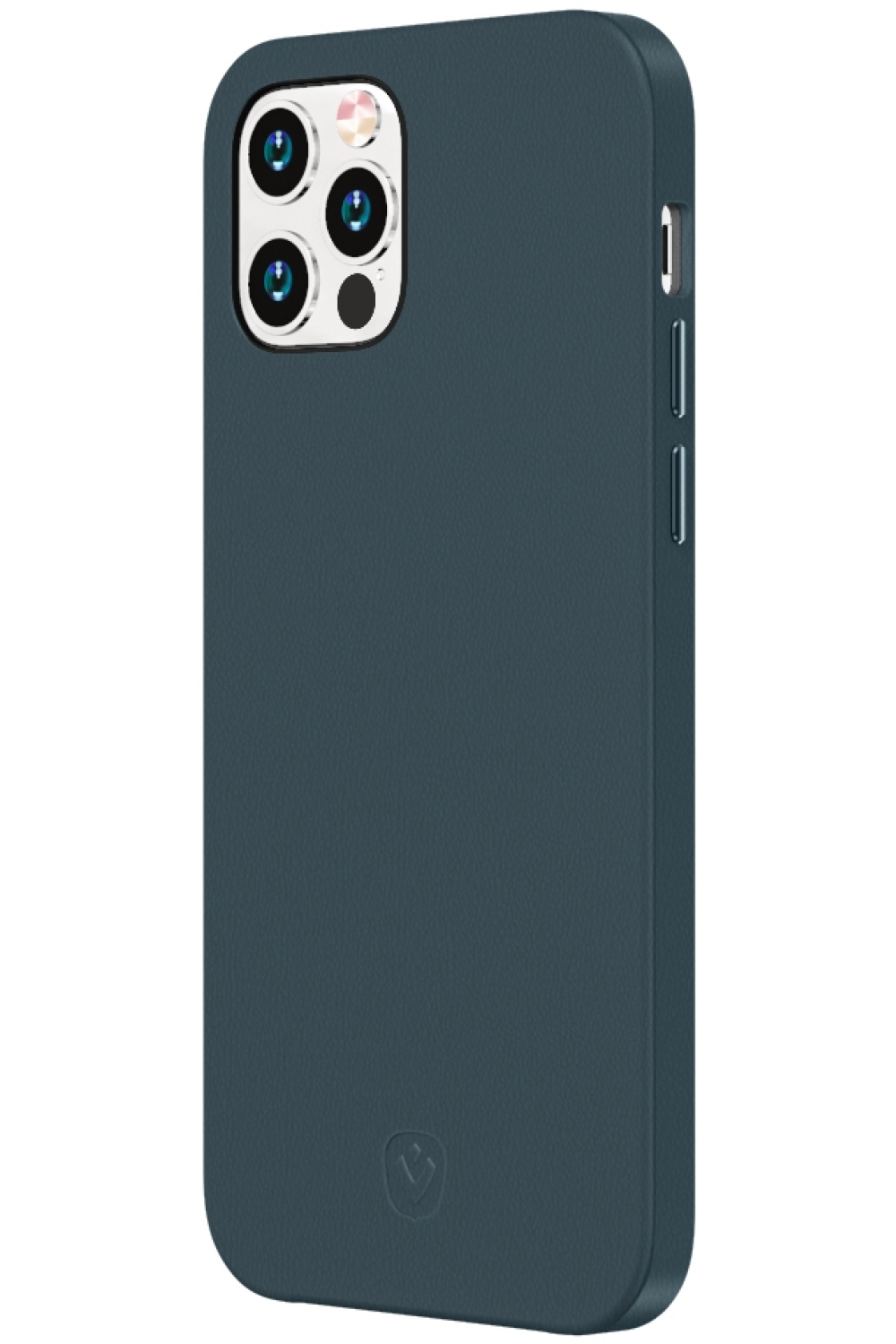 Valenta Leather Back Cover Snap Luxe Apple Iphone 12/12 Pro Blue - Afbeelding 4