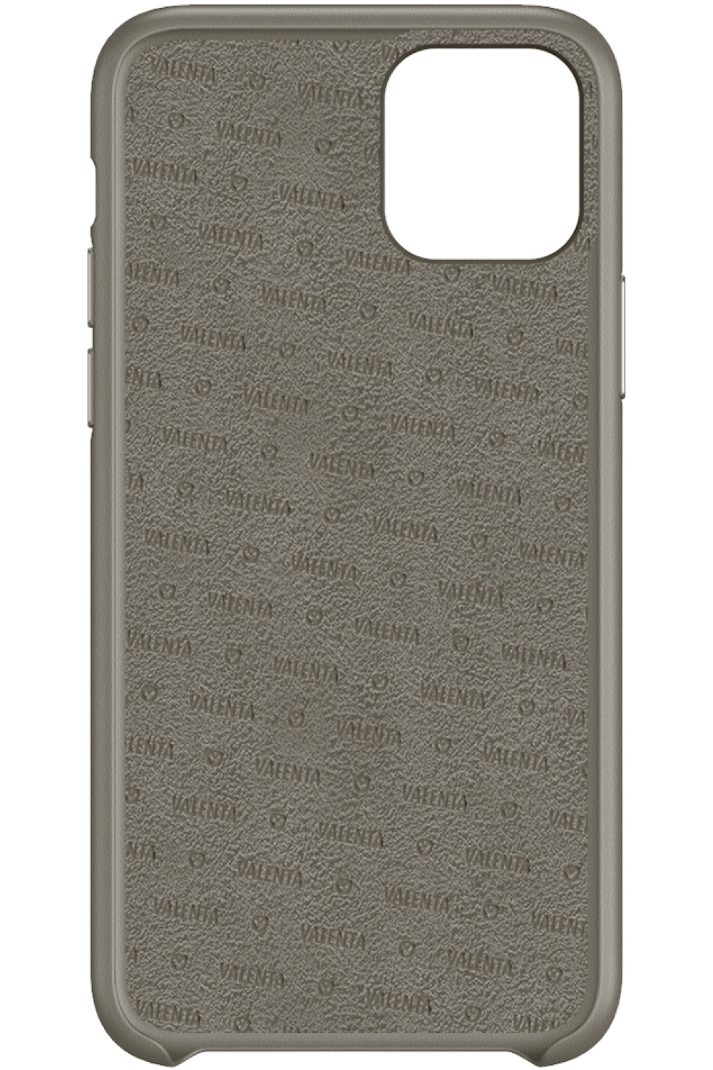 Valenta Leather Back Cover Snap Luxe Apple Iphone 11 Grey - Afbeelding 3