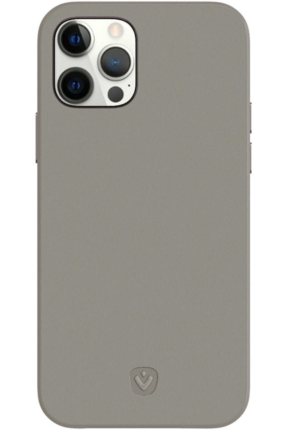 Valenta Leather Back Cover Snap Luxe Apple Iphone 12/12 Pro Grey