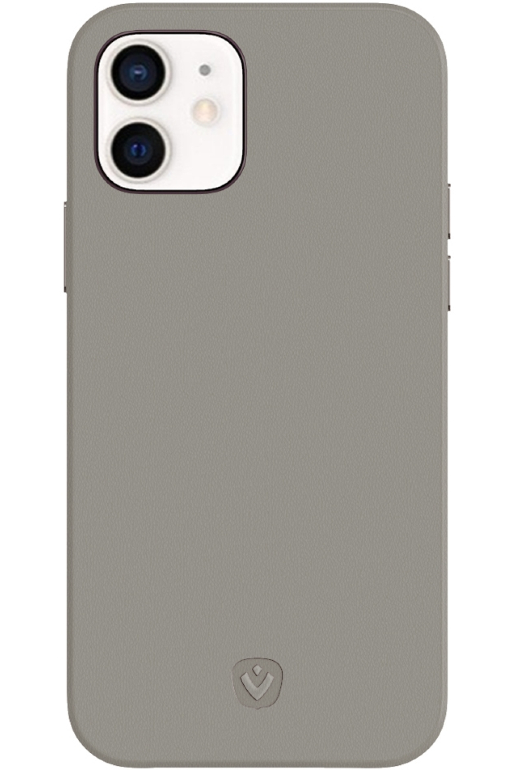 Valenta Leather Back Cover Snap Luxe Apple Iphone 12 Mini Grey