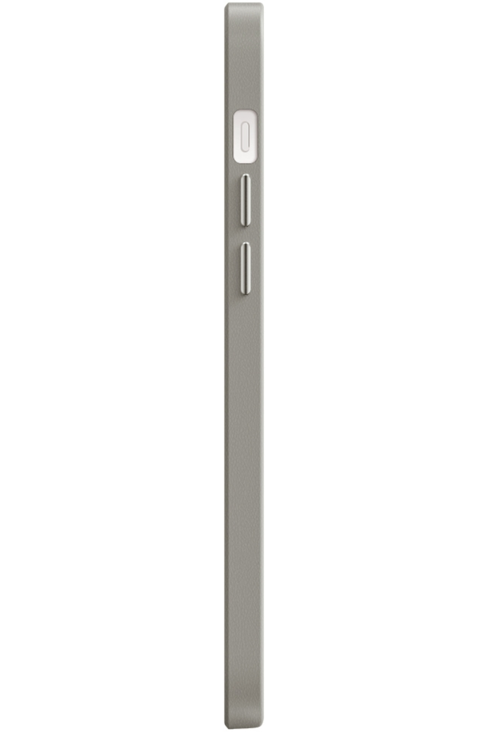 Valenta Leather Back Cover Snap Luxe Apple Iphone 12 Mini Grey - Afbeelding 6