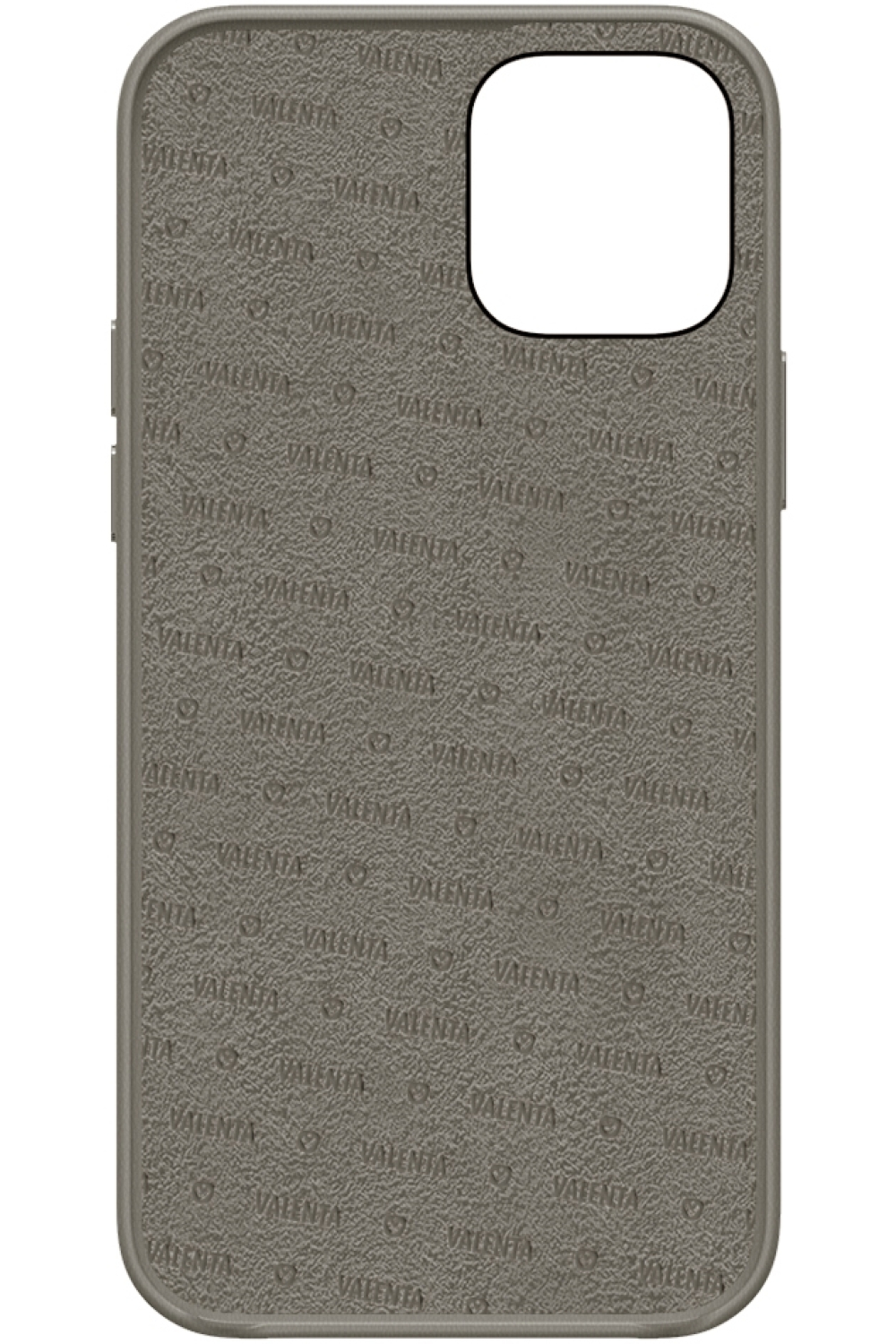Valenta Leather Back Cover Snap Luxe Apple Iphone 12 Pro Max Grey - Afbeelding 3