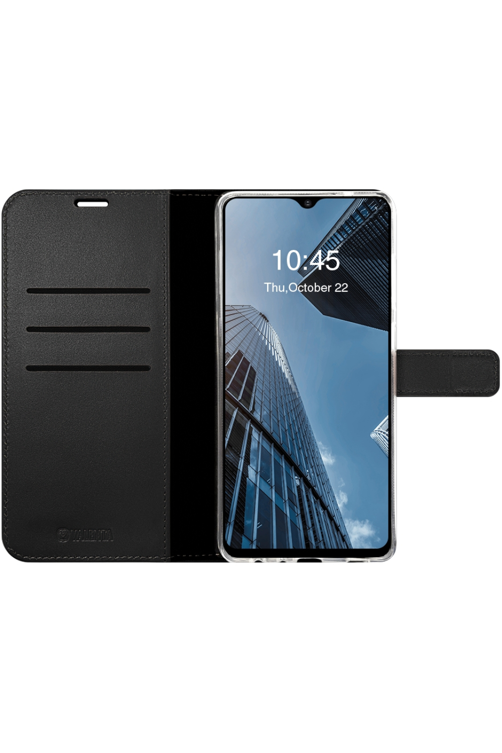 Valenta Book Case Gel Skin Samsung Galaxy A02S Black - Afbeelding 5