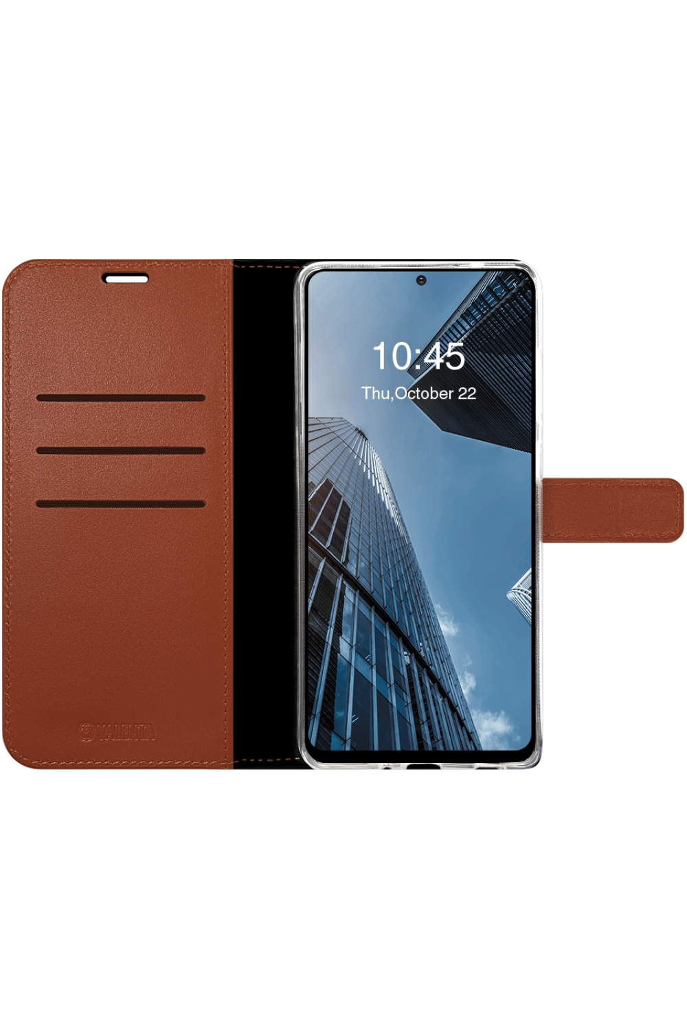 Valenta Book Case Gel Skin Samsung Galaxy A72 4G Brown - Afbeelding 5