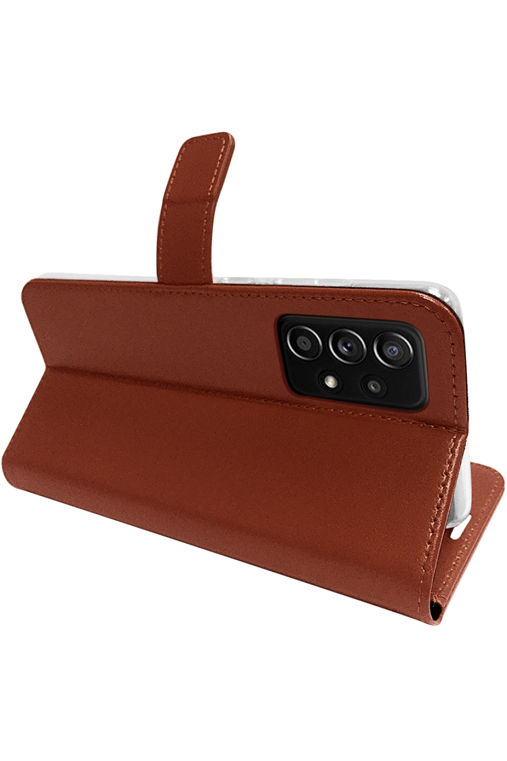 Valenta Book Case Gel Skin Samsung Galaxy A72 4G Brown - Afbeelding 6