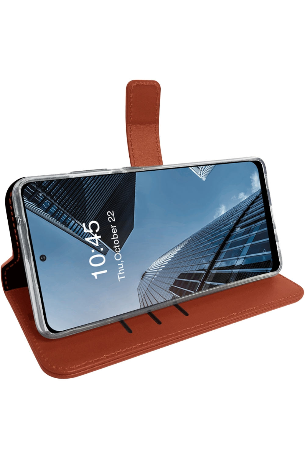 Valenta Book Case Gel Skin Samsung Galaxy A72 4G Brown - Afbeelding 7